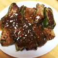 お弁当パパさん's cooksnap of when they made 【覚え書き】ピーマンの肉詰め.