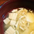 ぽかふぇ's cooksnap of when they made 里芋エノキ汁（なめこ汁風）.