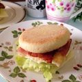 サンディサンディ's cooksnap of when they made 朝食に☆イングリッシュマフィンサンド.