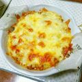こまこま子's cooksnap of when they made とろーりおいしい！ナスとひき肉のグラタン.