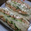 ぴっちい's cooksnap of when they made 冷凍シューマイで♪えびサンドウィッチ.