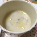 atsuka's cooksnap of when they made 朝食に♪白菜のミルクスープ.