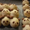 イシポン's cooksnap of when they made 可愛い♪ちぎりパン(パンダ)子どもの日.
