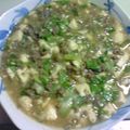 もとはまちゃん's cooksnap of when they made こりゃいける☆レタス入りマーボー豆腐.
