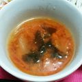 どれみ117's cooksnap of when they made トマトとワカメのコンソメスープ.