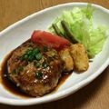 ぽめchan's cooksnap of when they made アレ対策　裏ワザ満載豚挽き豆腐ハンバーグ.