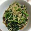 ☆ゆいママ75☆'s cooksnap of when they made もやしとほうれん草のおひたし風サラダ.