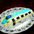 ｿﾗﾊﾅﾏﾏ's cooksnap of when they made 北陸新幹線E7系かがやきケーキ.