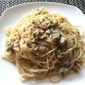 ネスター's cooksnap of when they made シェフお薦め浅蜊のパスタ風☆.