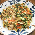 YUKIKI☆'s cooksnap of when they made ごぼうと水菜の卵とじ.