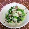 龍青空ママ's cooksnap of when they made 厚揚げとリンゴで絶妙　*　白和え　*.