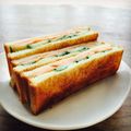 kaokaofood's cooksnap of when they made *スモークサーモンときゅうりのサンド*.