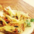 piyo_chin's cooksnap of when they made じゃがいもとわかめとハムのかき揚げ.