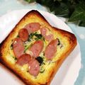 monchan♪♪'s cooksnap of when they made 簡単キッシュをトーストに☆彡.