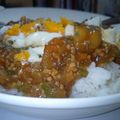 花まゆもどき's cooksnap of when they made ちょっとの残りカレーでドライカレー.