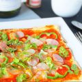 ちえこキッチン's cooksnap of when they made 油あげでサックサクピザ♪.
