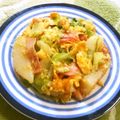 えれぼん's cooksnap of when they made ●ポテトベーコンのたまごチーズ炒め●.
