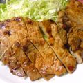 LeoRyu's cooksnap of when they made 豚肉の味噌漬け焼き✿.