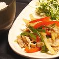 pumop's cooksnap of when they made じゃがいもチンジャオロース.