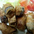 ayateccha's cooksnap of when they made 茄子と大葉の豚肉巻き.