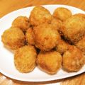 てぃけ＠たけちゃん's cooksnap of when they made カリッもっちりな～✾里芋の芋餅コロッケ.