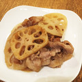 みいすけた's cooksnap of when they made れんこんと豚肉の甘辛炒め.