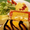 お魚キッチン's cooksnap of when they made チョコチーズトースト☆.