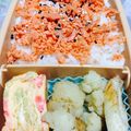 あこ♪あき's cooksnap of when they made お弁当シャケフレークを華やかに.