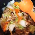 にこジュニア's cooksnap of when they made 生姜たっぷり!白菜大量消費の中華丼♡.