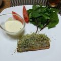 クック6SAB63☆'s cooksnap of when they made 香草パン粉かけ♪鮭のムニエル.