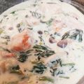 まっきぃmacky's cooksnap of when they made ♛ほうれん草と鮭のクリーム煮♛.