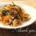 矢切のねぎちゃん's cooksnap of when they made 材料４つ！きのこのマヨキムチ炒め♪.