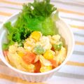 monchan♪♪'s cooksnap of when they made 電子レンジDE簡単☆彩り綺麗な炒り卵.