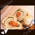 yuukori's cooksnap of when they made ★★とりの梅しそ巻き焼き★★.