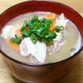chou*'s cooksnap of when they made 豚汁で温まろ～★練りごまdeこく旨♪.