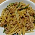 ナーちゃん's cooksnap of when they made 柔らか豚バラの青椒肉絲♬じゃが芋入り〜.