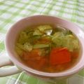 赤い電話's cooksnap of when they made キャベツとトマトのスープ.