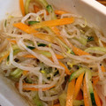 chiechie27's cooksnap of when they made もやしときゅうりの和え物.