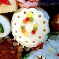 さーやgogo's cooksnap of when they made キャラ弁♡ワンポイント♡クリスマスリース.