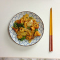 むない's cooksnap of when they made 子供も大好き！簡単ちくわのカレー炒め.