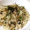 くまみっちー's cooksnap of when they made カルシウムたっぷり♪春菊じゃこチャーハン.