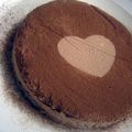 ちびまるのママ's cooksnap of when they made ＋チョコ＆チーズのレアケーキ＋.