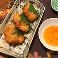 sktym0710's cooksnap of when they made 【お弁当にも】れんこんと海老の大葉揚げ.