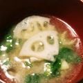 キャロやん's cooksnap of when they made れんこんのお味噌汁.