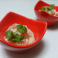 日々笑顔's cooksnap of when they made 大根とかにかまのマヨわさ.