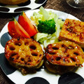 アンアンジェリーナ's cooksnap of when they made 蓮根の豚コマはさみ焼き.