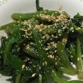 むーりー's cooksnap of when they made あと1品に、モヤシとほうれん草のナムル.
