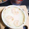 ナギヤ1114's cooksnap of when they made クリーミーポテトと海老のココットカマン♪.