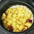パパチとママチ's cooksnap of when they made 【002】さつまいもごはん.