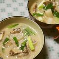 an0v0ko's cooksnap of when they made 根菜とシーチキンの酒粕汁✿.